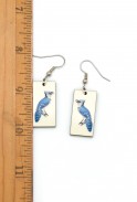 Blue Jay Earrings